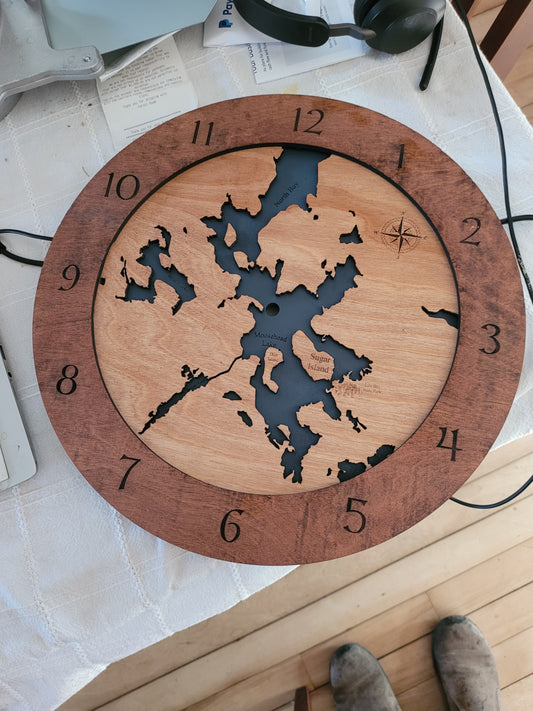 Moosehead ME Lake Time Clocks