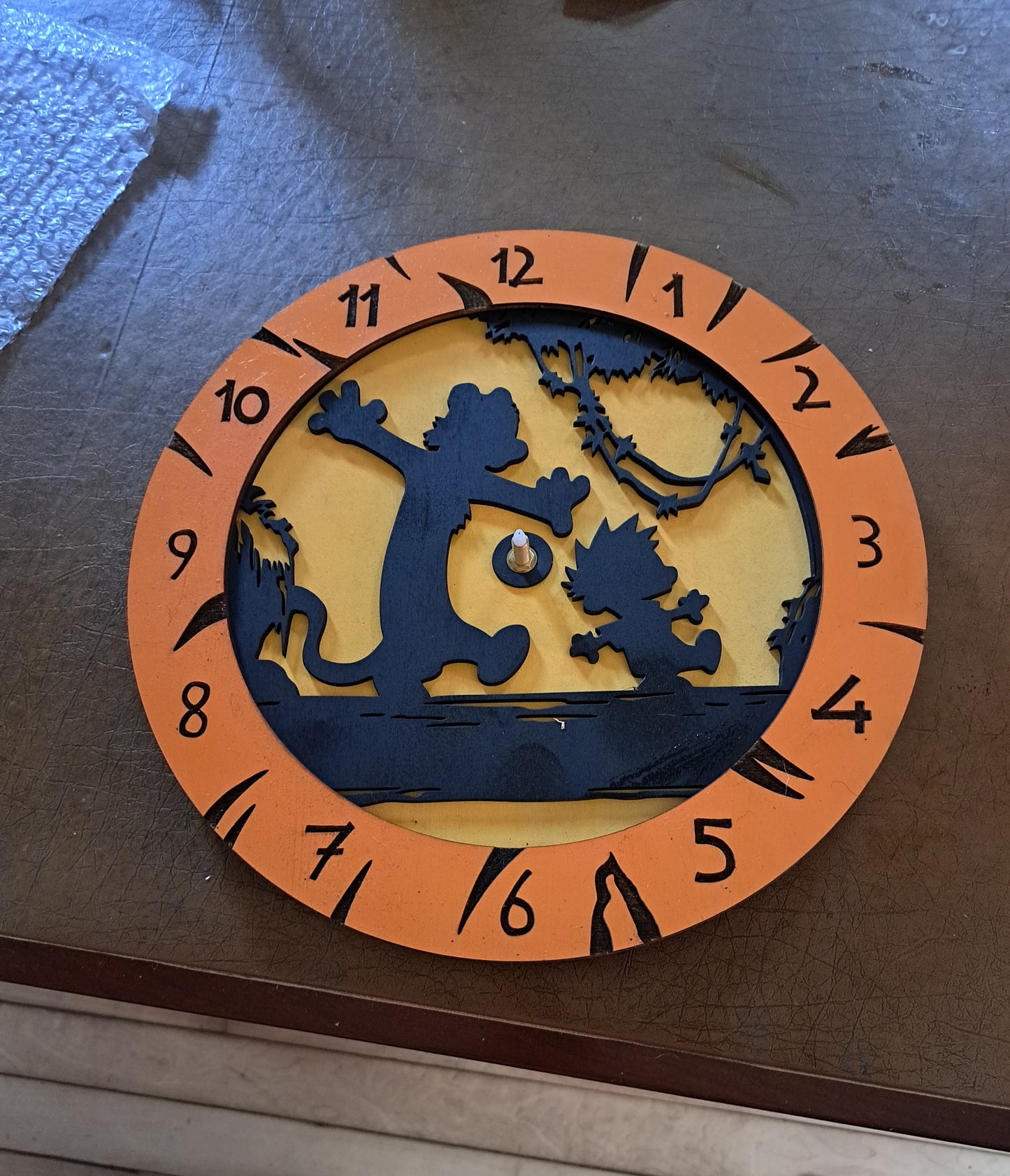 Calvin and Hobbes Time Clock