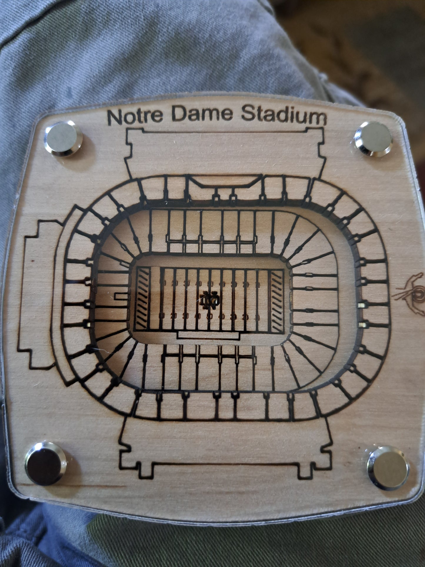 Notre Dame Stadium Coaster