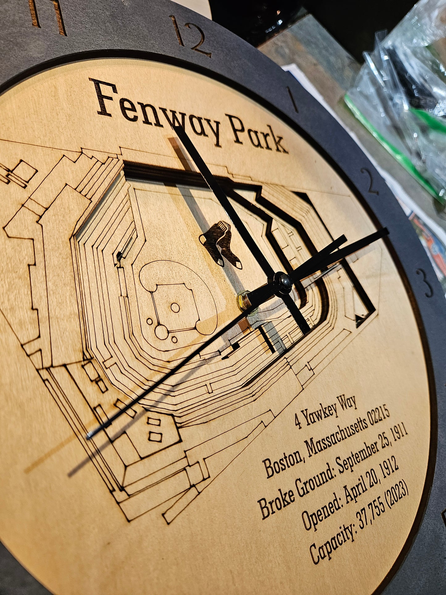 Fenway Park Stadium Time Clock