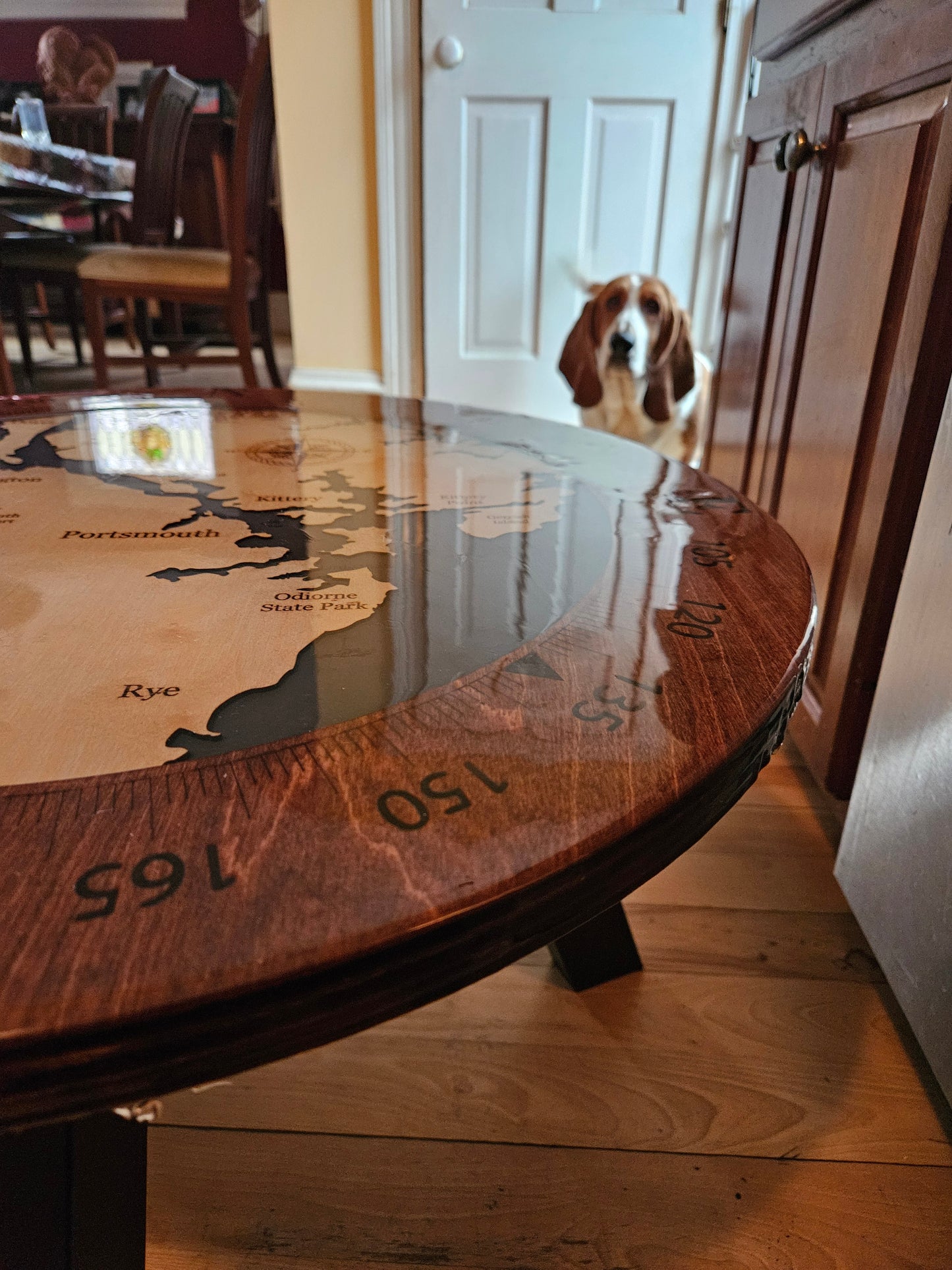 Epoxy Resin 22.5" Side Table