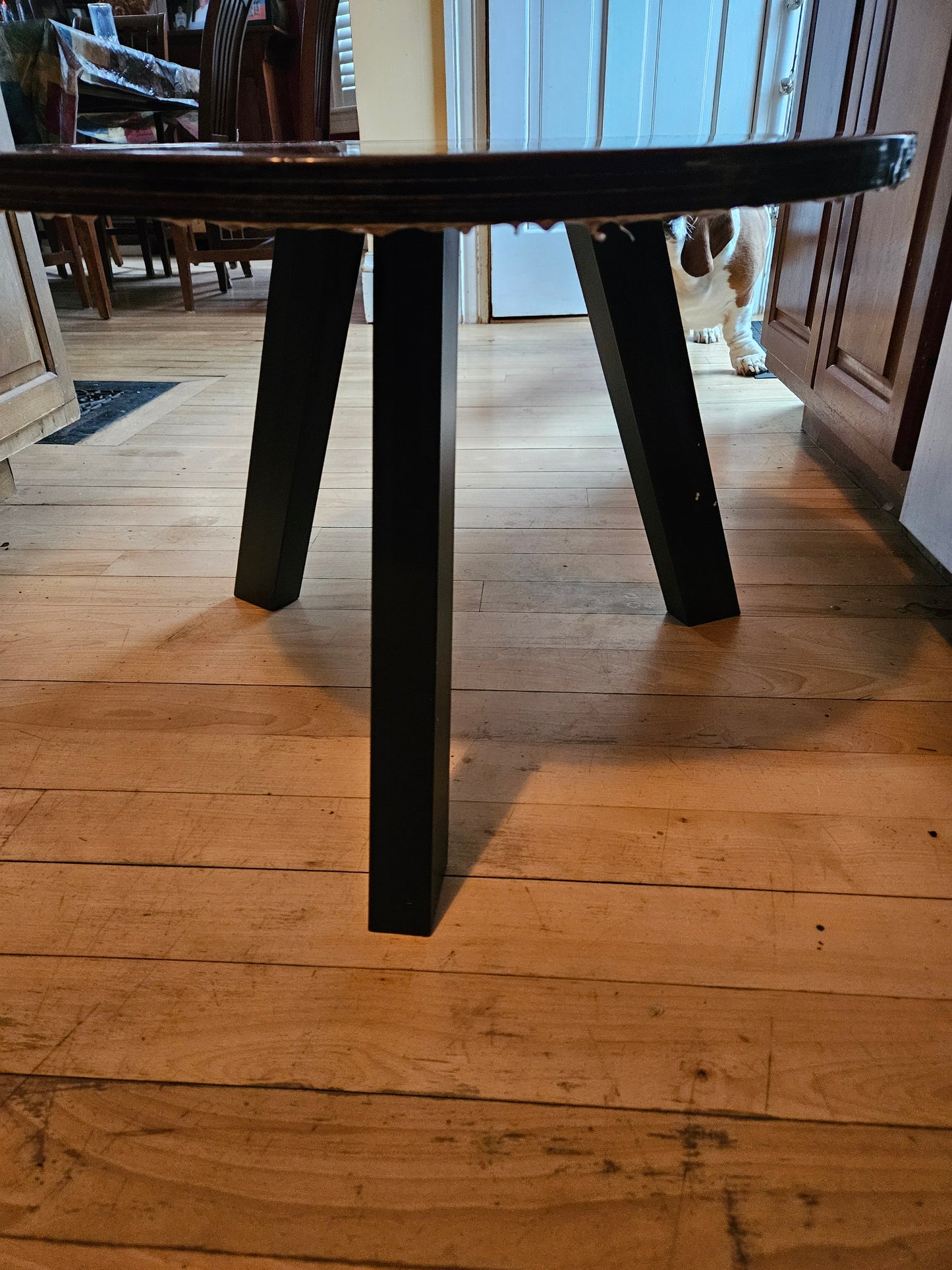 Epoxy Resin 22.5" Side Table