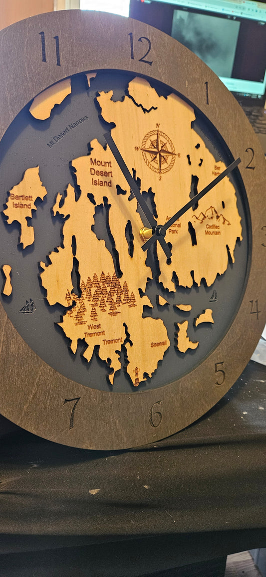 Mt Desert Island/Bar Harbor ME Time or Tide Clocks