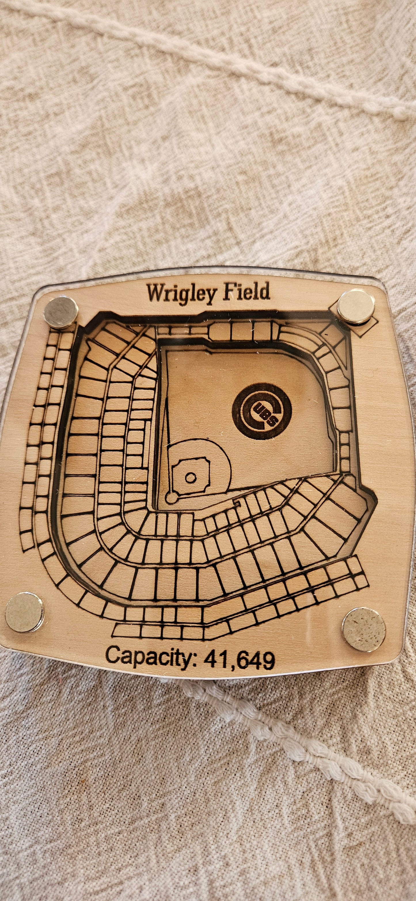 Wrigley Field Multi-Layered Stadium Coasters