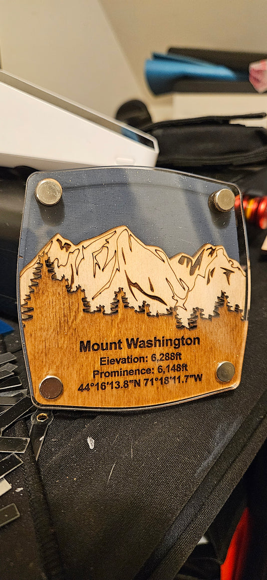 Mount Washington Multi-Layered Coasters