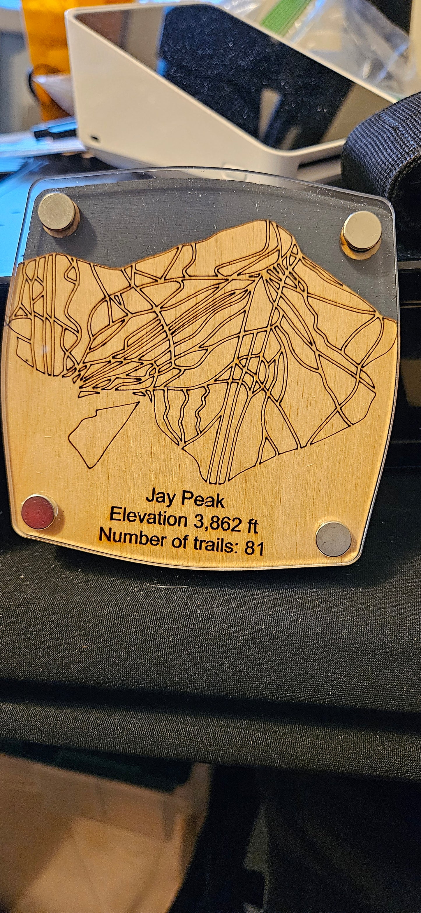 Jay Peak Multi-Layered Coasters