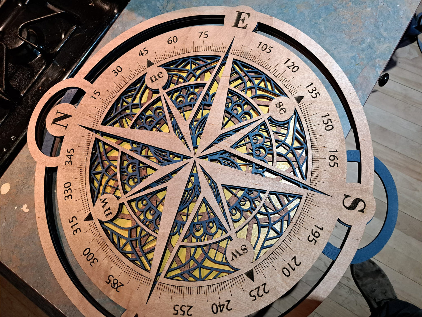 Compass Rose Wall Art