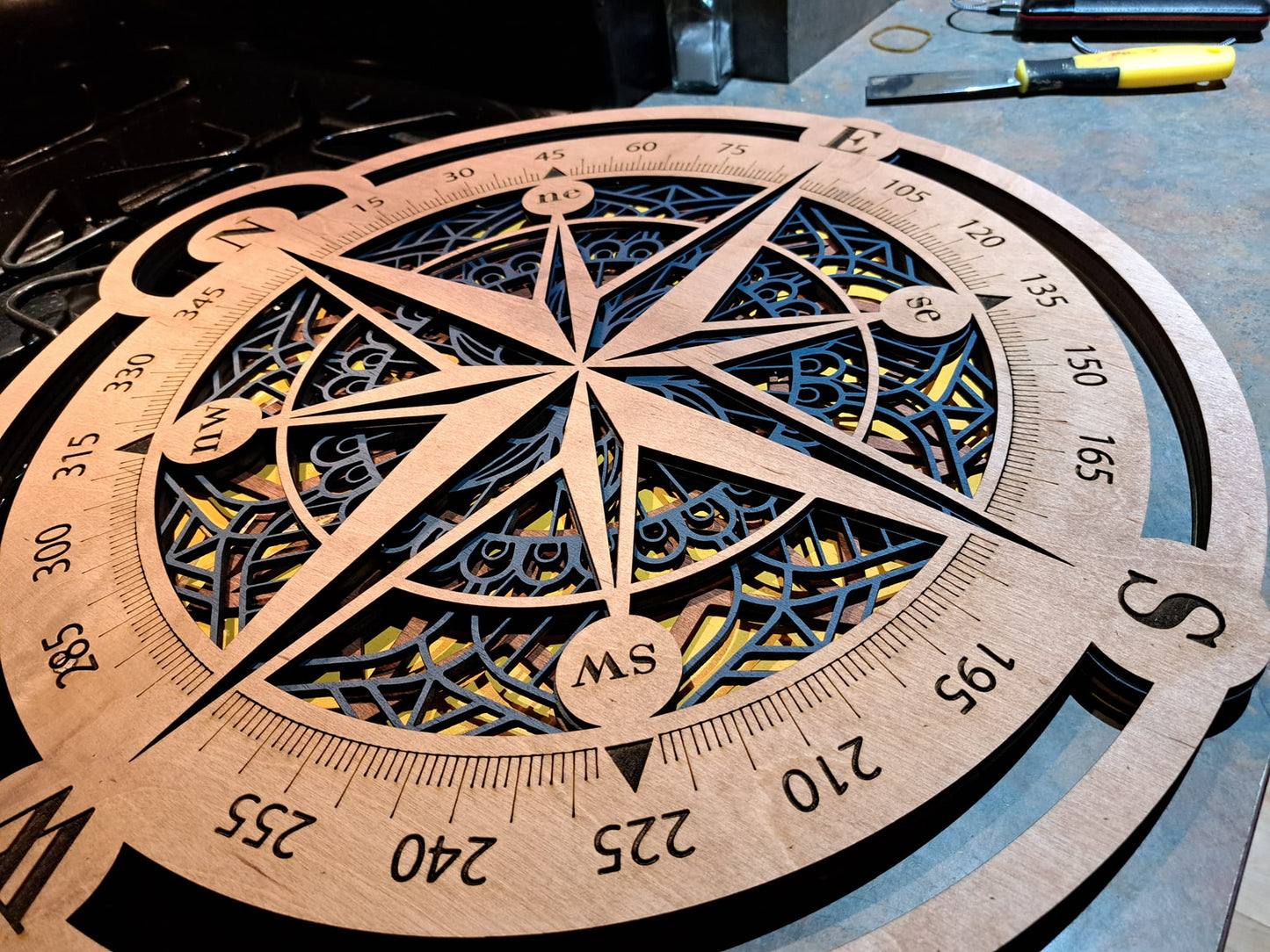 Compass Rose Wall Art