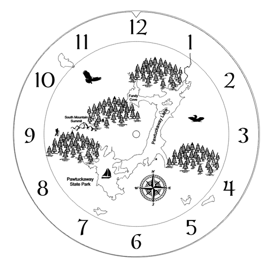 Pawtuckaway Lake NH Time Clocks