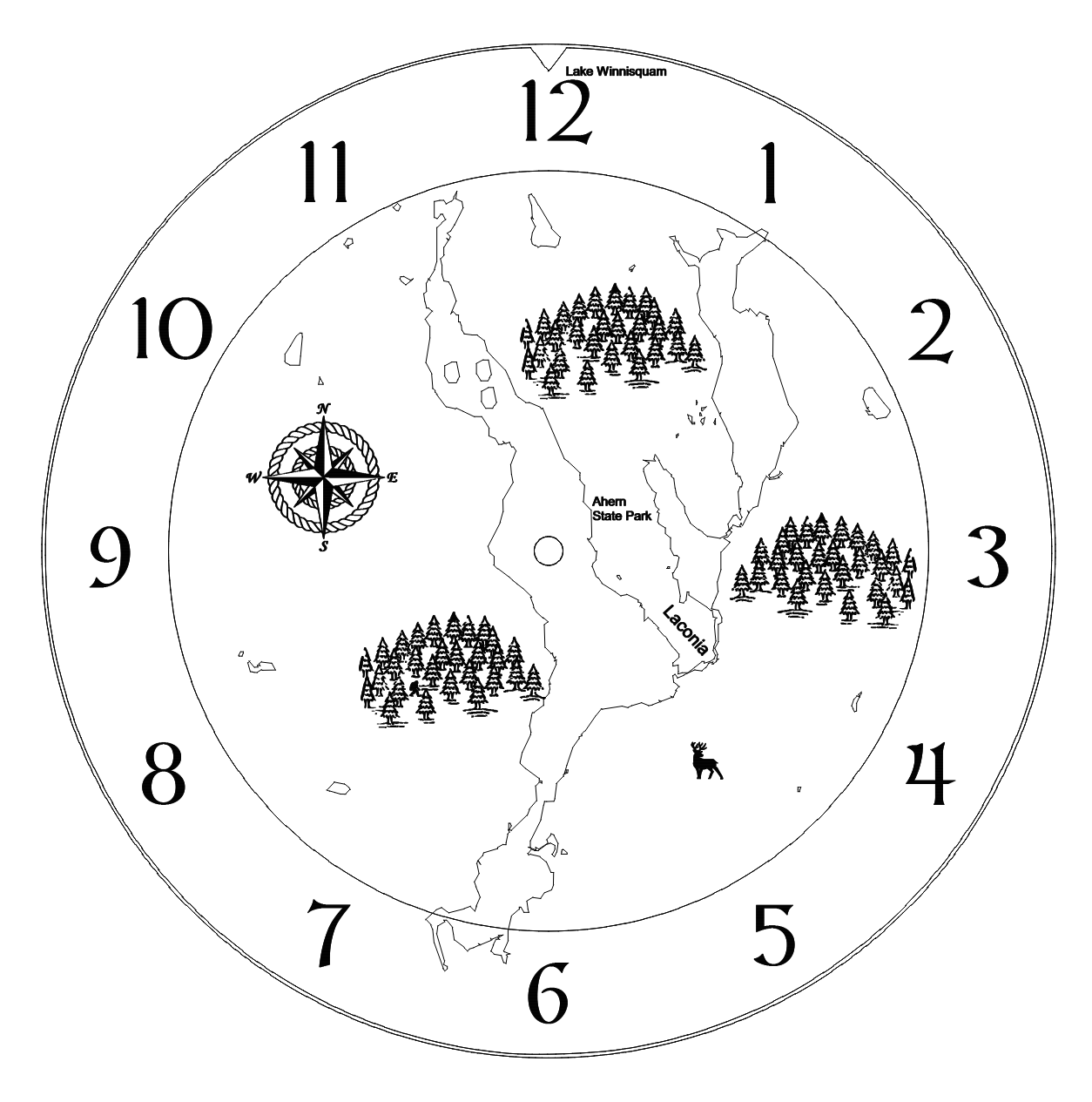 Lake Winnesquam NH Time Clock