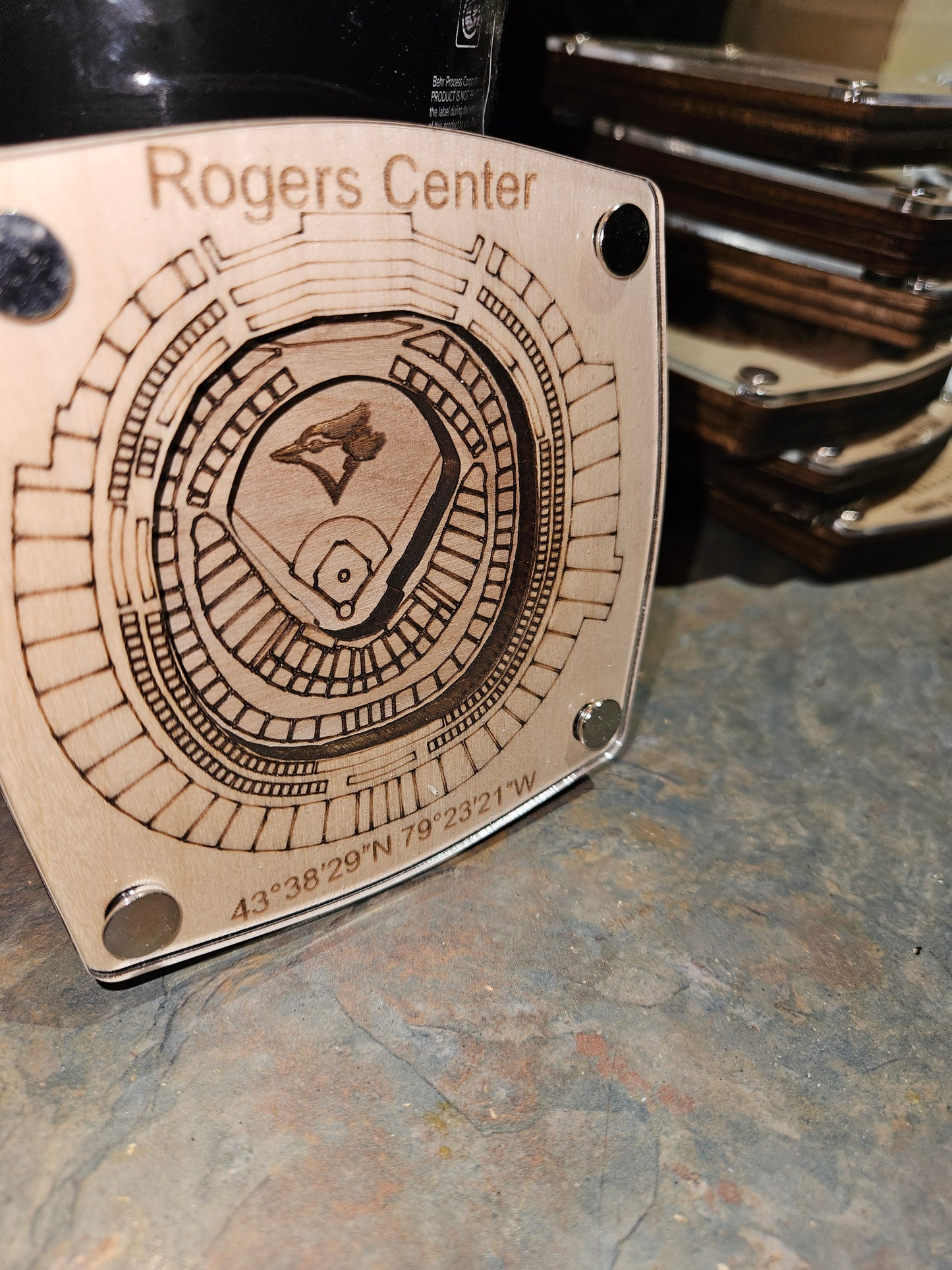 Rogers Center Multi-Layered Stadium Coasters