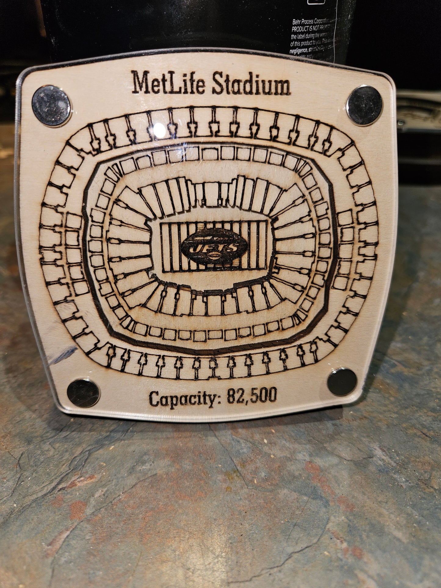 MetLife Stadium Multi-Layered Stadium Coasters